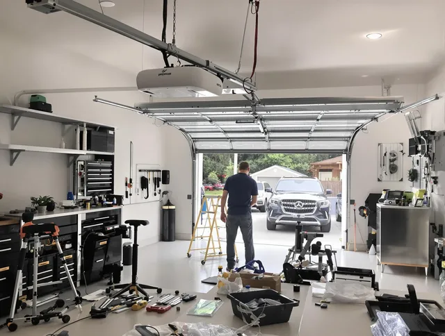 Garage door opener installation by Scituate Garage Door Repair in Scituate